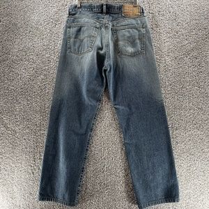 Diesel Industry Jeans Size 34x30 Mens Zatiny Light Wash Button Fly Blue Denim